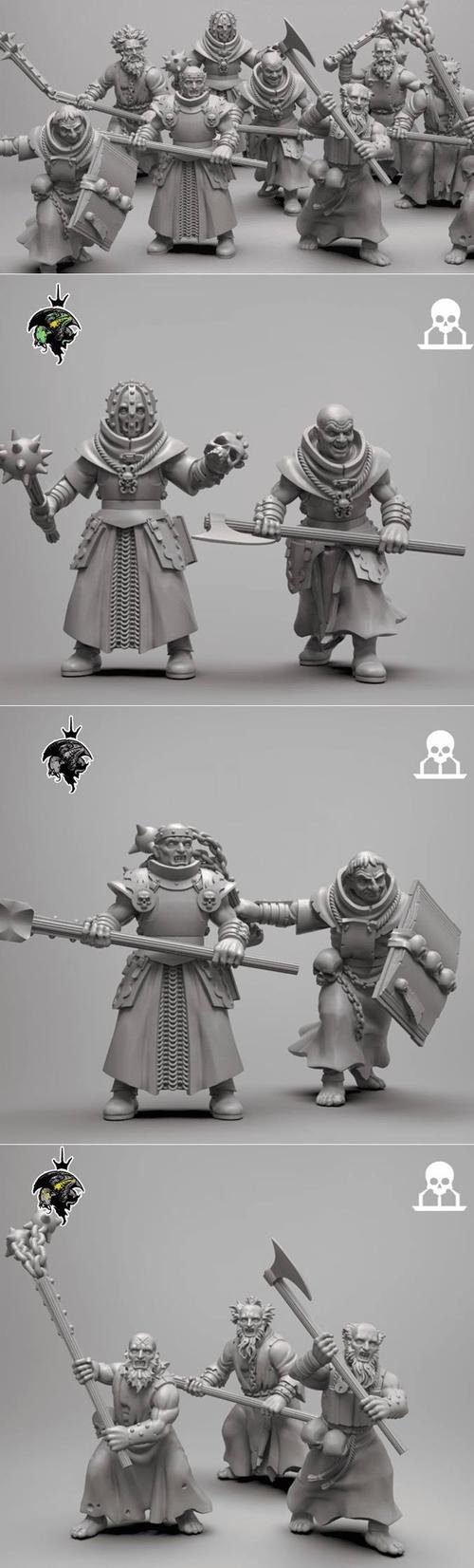 Priests and Penitents 3D Print