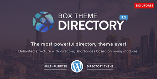 ThemeForest - DirectoryBOX v1.9 - Multi-purpose WordPress Theme - 10480929 - NULLED