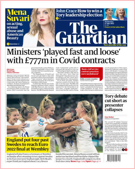 The Guardian - No  54,720 [27 Jul 2022]