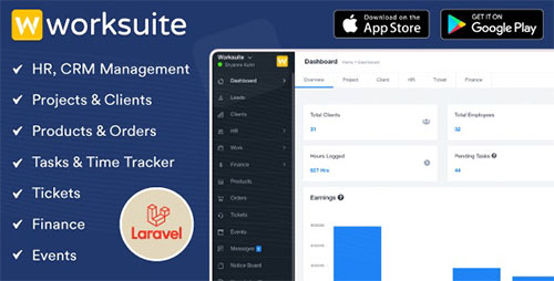 CodeCanyon - WORKSUITE v5.1.9 - CRM and Project Management - 20052522 - NULLED- 