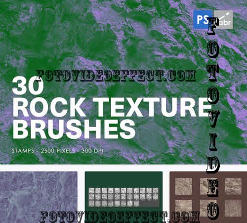 30 Rock Texture Photoshop Brushes - NBAJHHX
