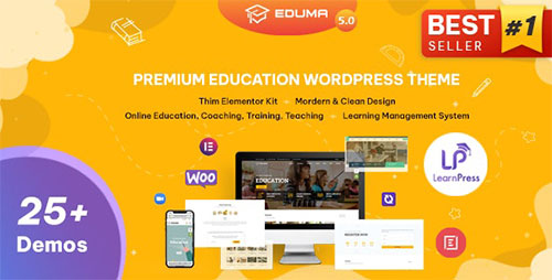ThemeForest - Eduma v5.0.7 - Education WordPress Theme - 14058034 - NULLED