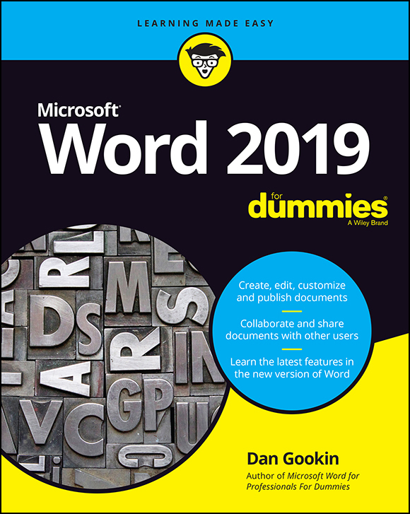 Word 2019 For Dummies [6.9 MB]