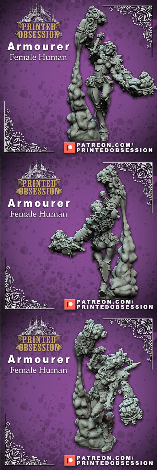 Armourer - Female Human 3D Print