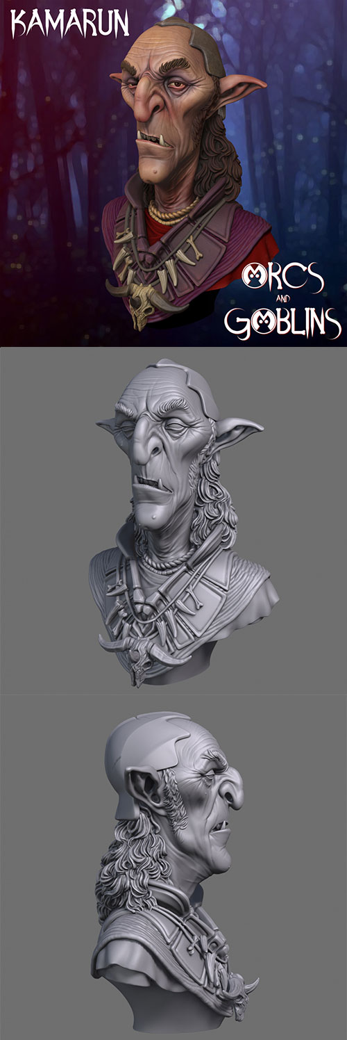 Kamarun the Orc 3D Print