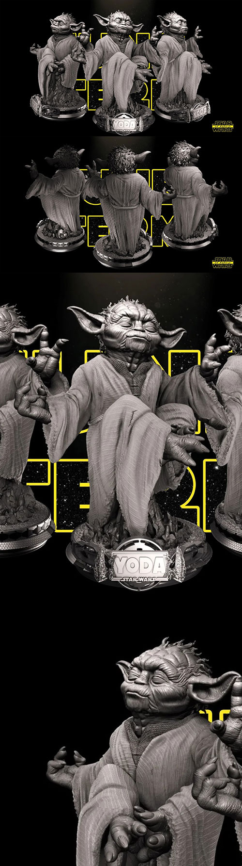 Yoda - Star Wars 3D Print