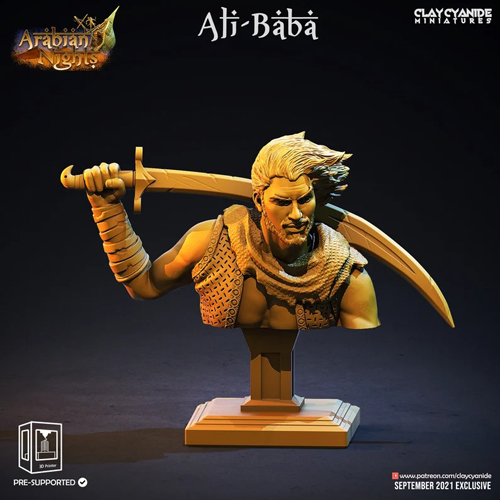 Ali-Baba Bust 3D Print