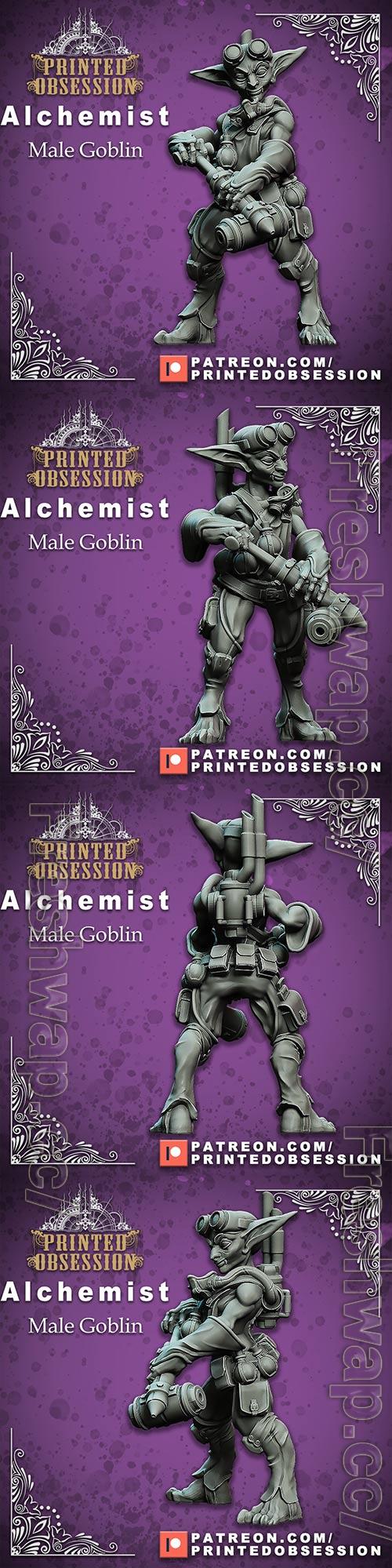 Alchemist - Male Goblin 3D Print