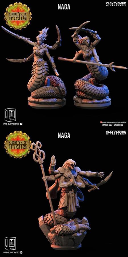 Naga-Warriors 3D Print