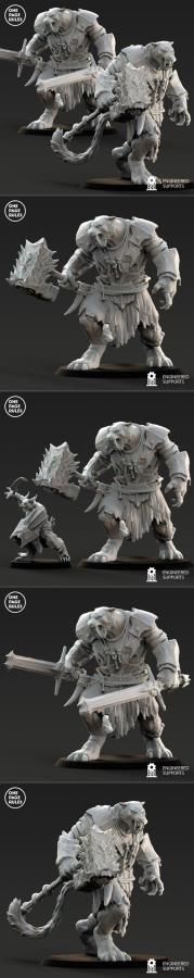One Page Rules - Beastmen Brute Giant 3D Print