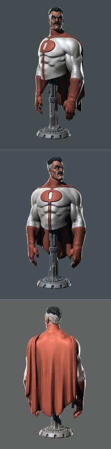 Eastman - Omni Man bust 3D Print