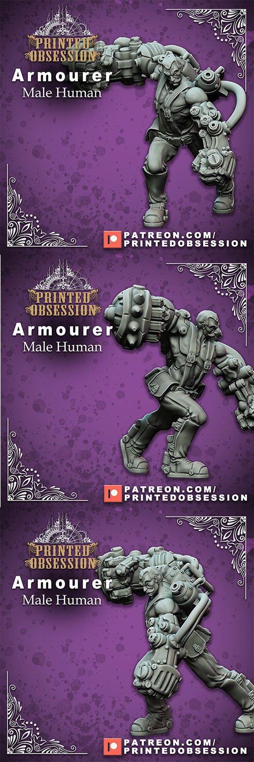 Armourer - Male Human 3D Print