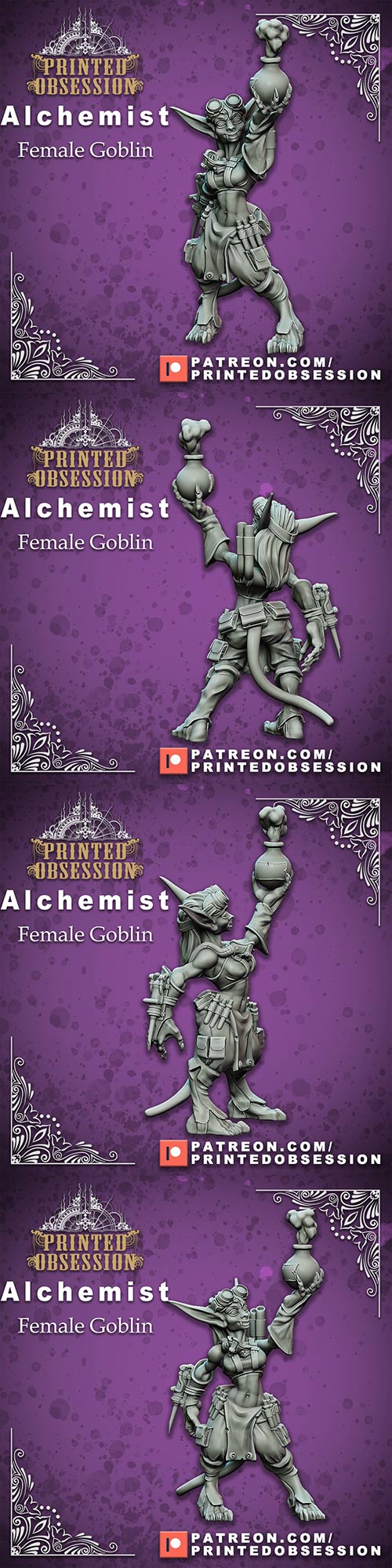 Alchemist - Female Goblin 3D Print