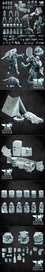 Anvil Digital Forge - Modern Post-Apocalypse 3D Print
