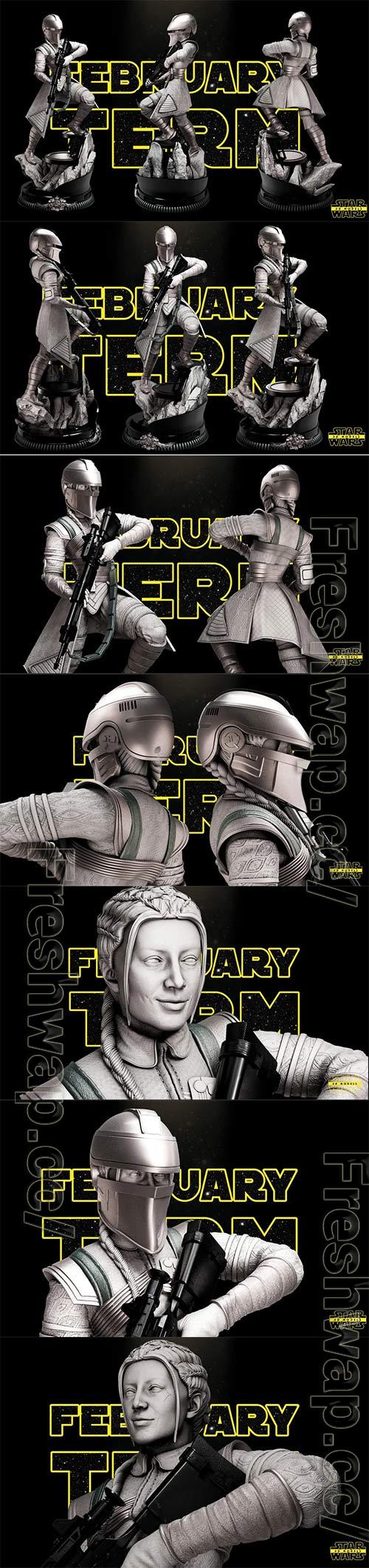 Fennec Shand - Star Wars 3D Print