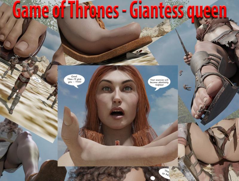 Gtsfantasy1 - Game of Thrones - Giantess queen 3D Porn Comic