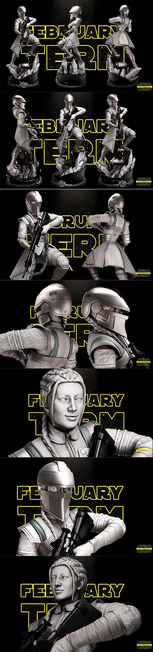 Fennec Shand - Star Wars 3D Print