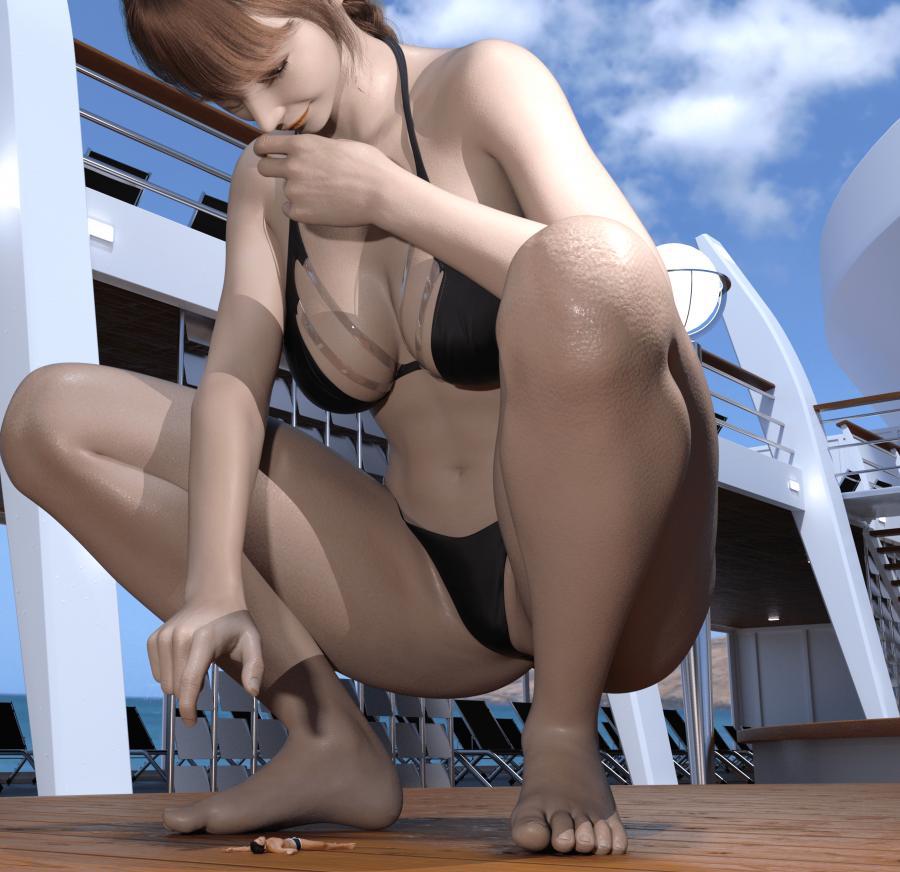 Yasu-Tsuyokute - Tortured By A Big Girl 3D Porn Comic
