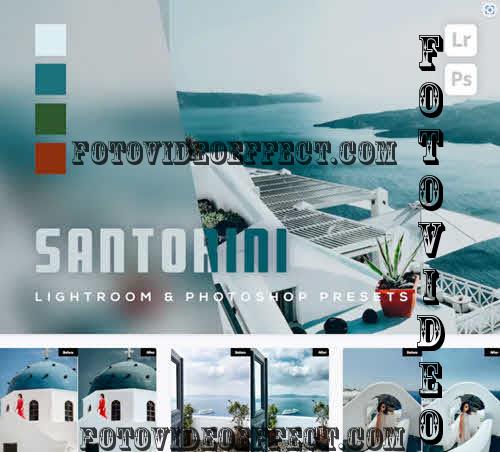 7 Santoirini Lightroom and Photoshop Presets