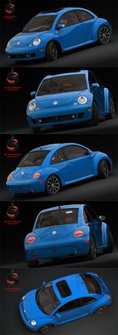 2004 Volkswagen New Beetle 3D Model