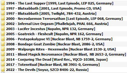 Belphegor - Discography (1994-2022)