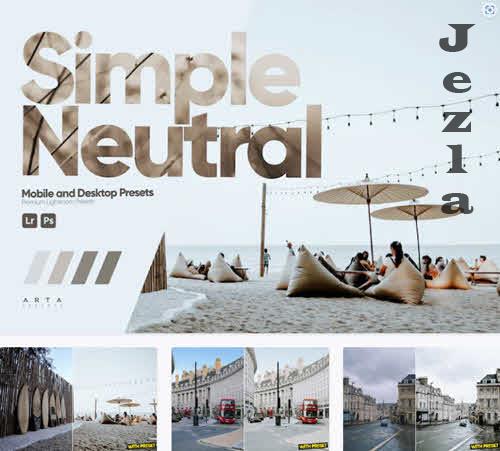 ARTA - Simple Neutral Presets for Lightroom