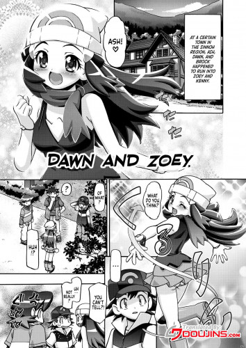 Hikari to Nozomi  Dawn And Zoey Hentai Comics