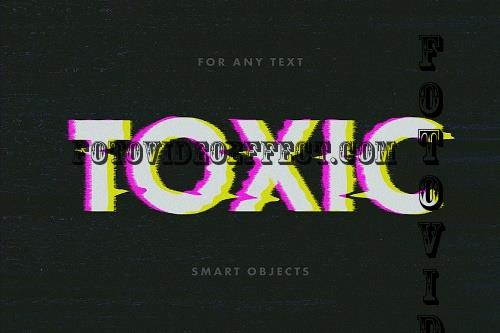 Toxic Broadcasting Text Effect - 7487532