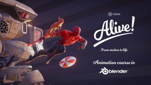 Gumroad-Alive! Animation course in Blender 2.9 Chapters 1-9