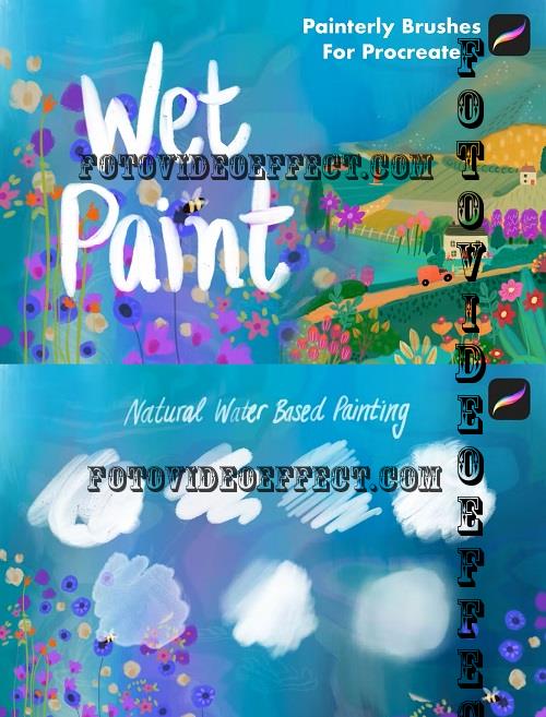 Wet Paint Procreate Brushes
