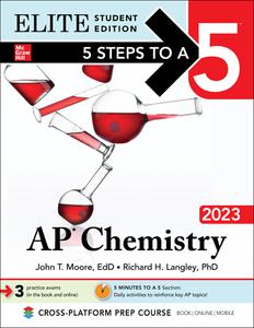 5 Steps to a 5 AP Chemistry 2023 (5 Steps to a 5), Elite Student Edition
