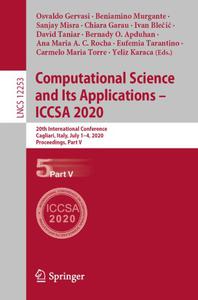Computational Science and Its Applications - ICCSA 2020 (Part V)