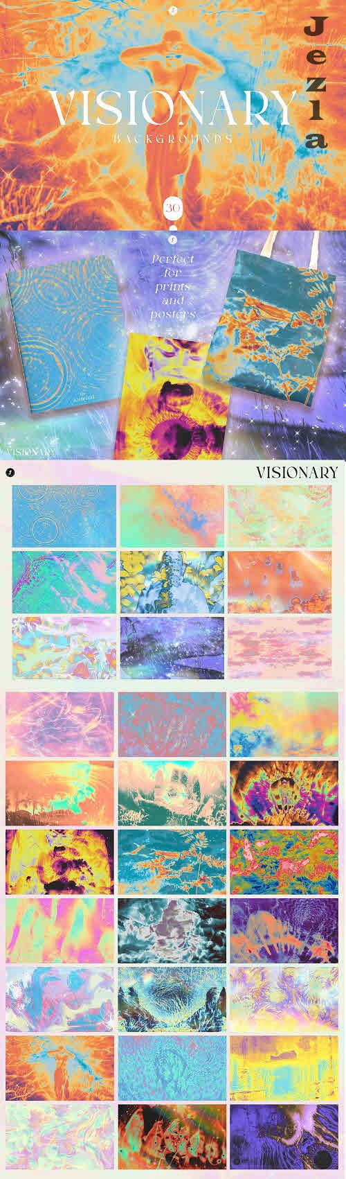 Visionary - Psychedelic Backgrounds - 7412508