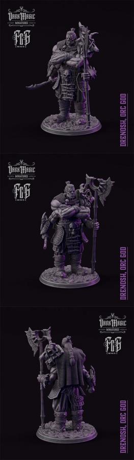 Drenosh The Orc God 3D Print