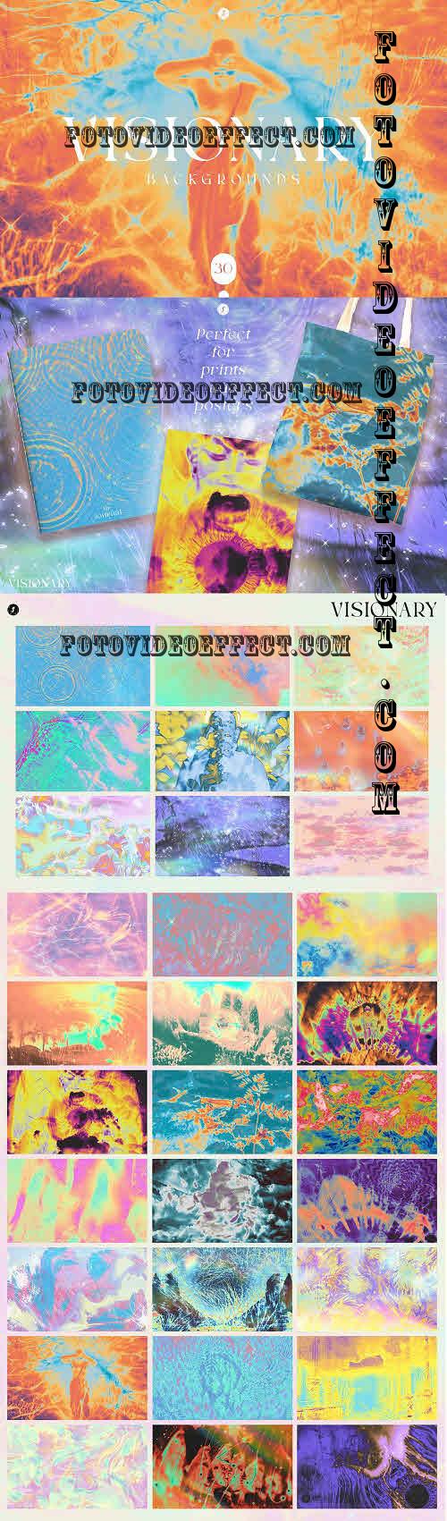 Visionary - Psychedelic Backgrounds - 7412508