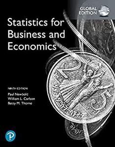Statistics for Business and Economics, Global 9th Edition 