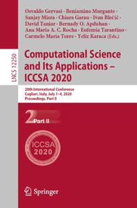Computational Science and Its Applications – ICCSA 2020 (Part II)