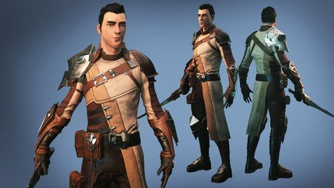 Male Character Creation – Complete Game Pipeline
