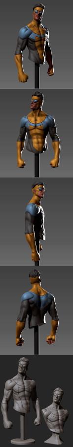 Eastman - Invincible (Mark Grayson) Bust 3D Print