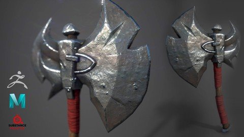 Weapon Modeling & Texturing For Game For Absolute Beginners