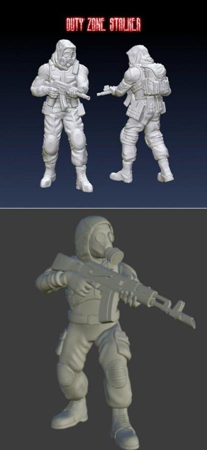 Zone Stalkers and Duty Zone Stalker 3D Print