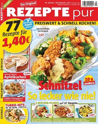 Rezepte pur Magazin Nr 09 September 2022