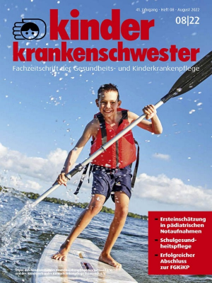 Kinderkrankenschwester Magazin Nr 08 August 2022