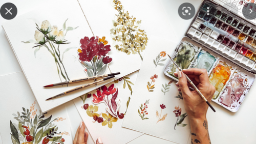 Vintage Wildflowers in Watercolor: 14 Days of Painting Prompts