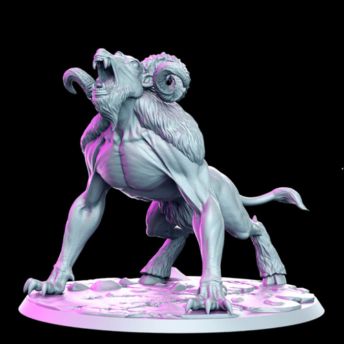 Dire Ram - Beast 3D Print