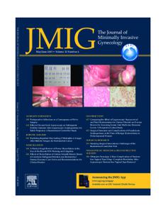 JMIG Journal of Minimally Invasive Gynecology - May 2015