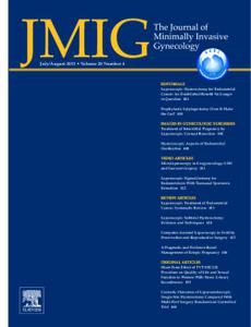JMIG Journal of Minimally Invasive Gynecology - July 2013