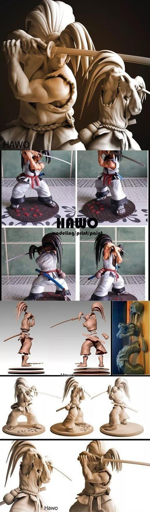 Haohmaru Samurai Shodown fighter 3D Print