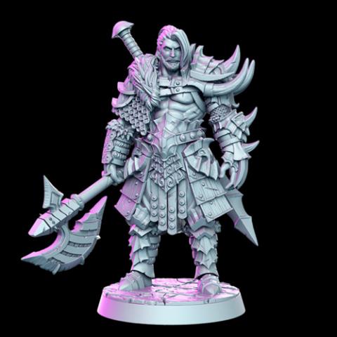 Kron - Barbarian 3D Print