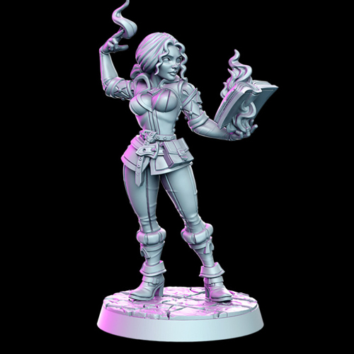 Silveria - Female Wizard 3D Print
